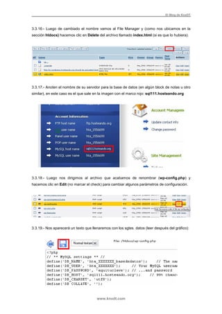 Manual Wp4 WordPress