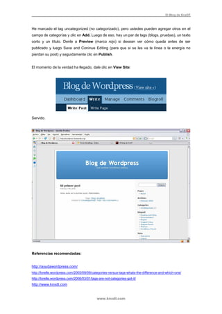Manual Wp4 WordPress