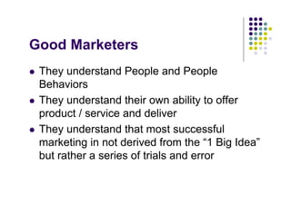 Marketing & Innovation  March 2008