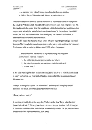 Are the media trying to influence or opinions?