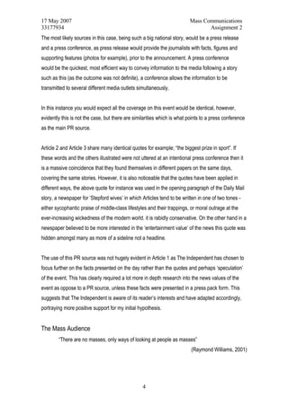 Are the media trying to influence or opinions?