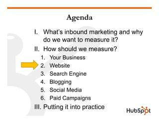 Measuring Inbound Marketing 101 HubSpot