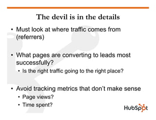 Measuring Inbound Marketing 101 HubSpot