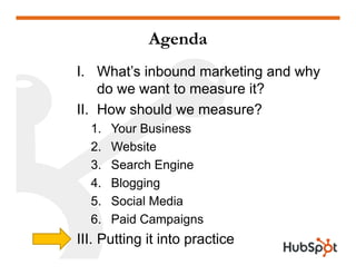 Measuring Inbound Marketing 101 HubSpot