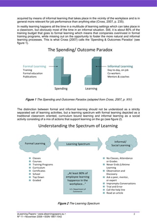 Microtraining as a support mechanism for informal learning