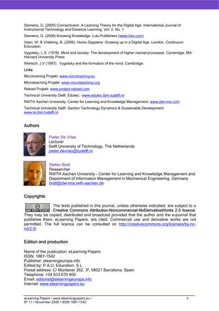 Microtraining as a support mechanism for informal learning