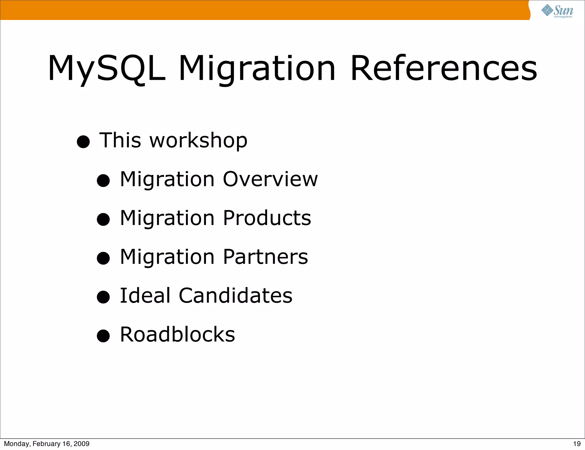 Best Practices in Migrating to MySQL - Part 1