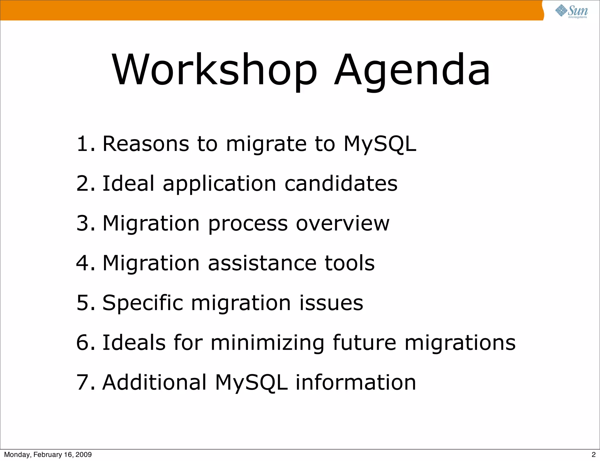 Best Practices in Migrating to MySQL - Part 1
