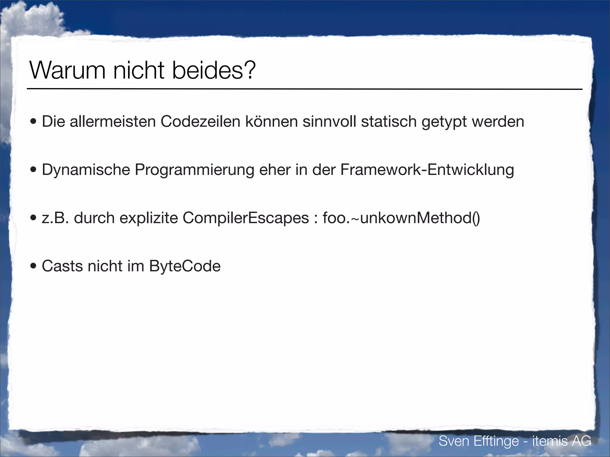Vermisste Sprachfeatures in Java (german)