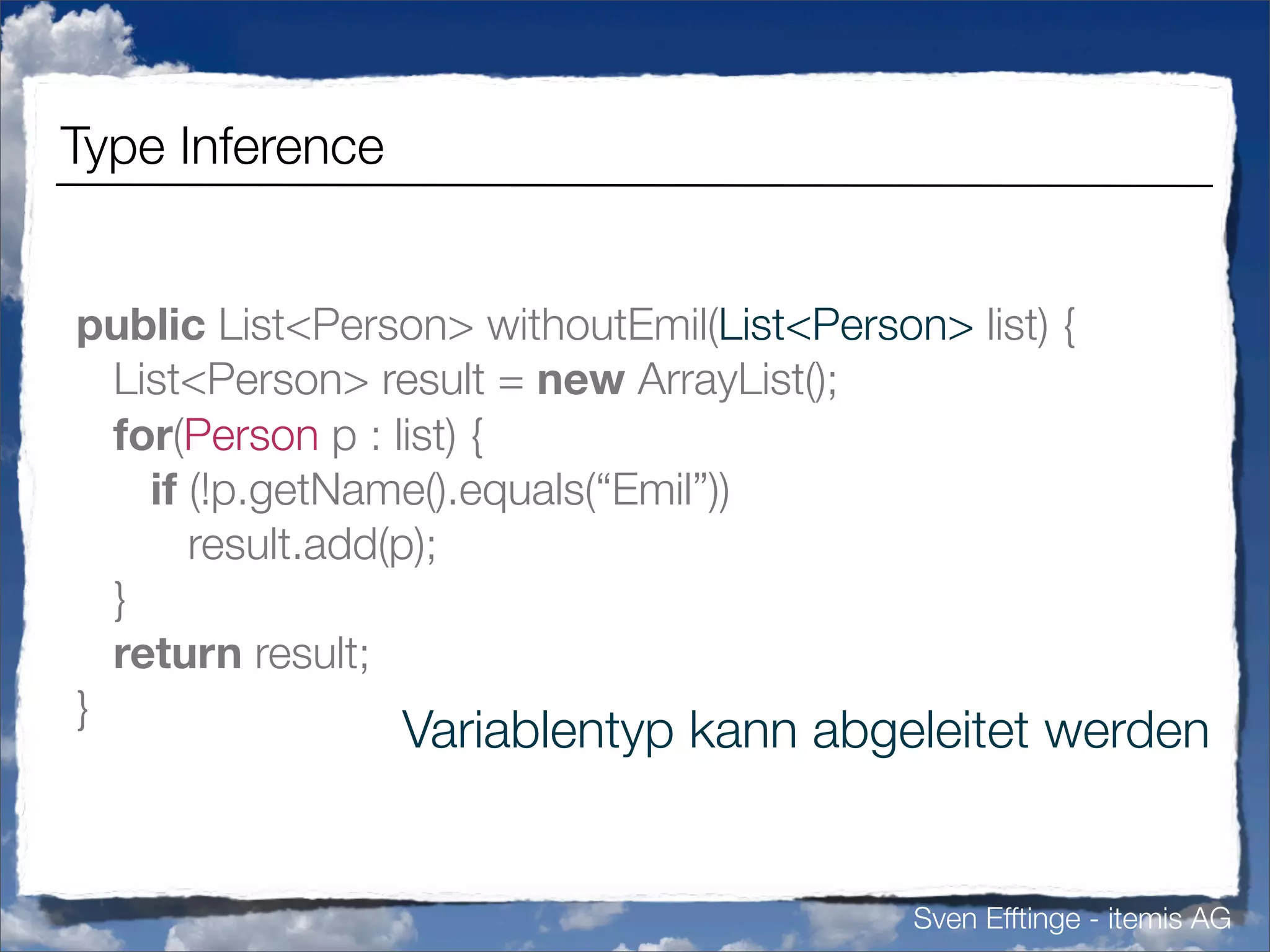 Vermisste Sprachfeatures in Java (german)