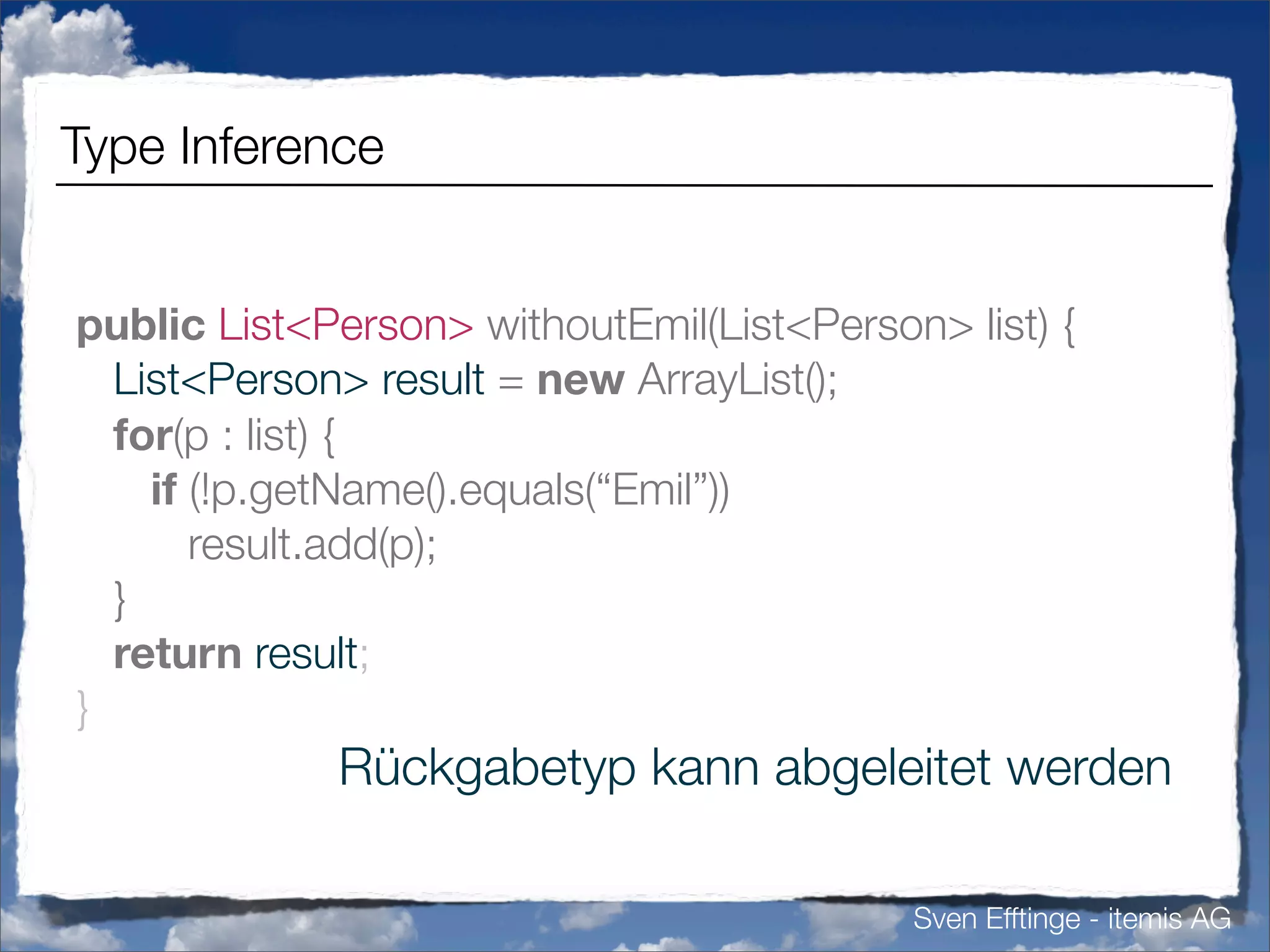 Vermisste Sprachfeatures in Java (german)