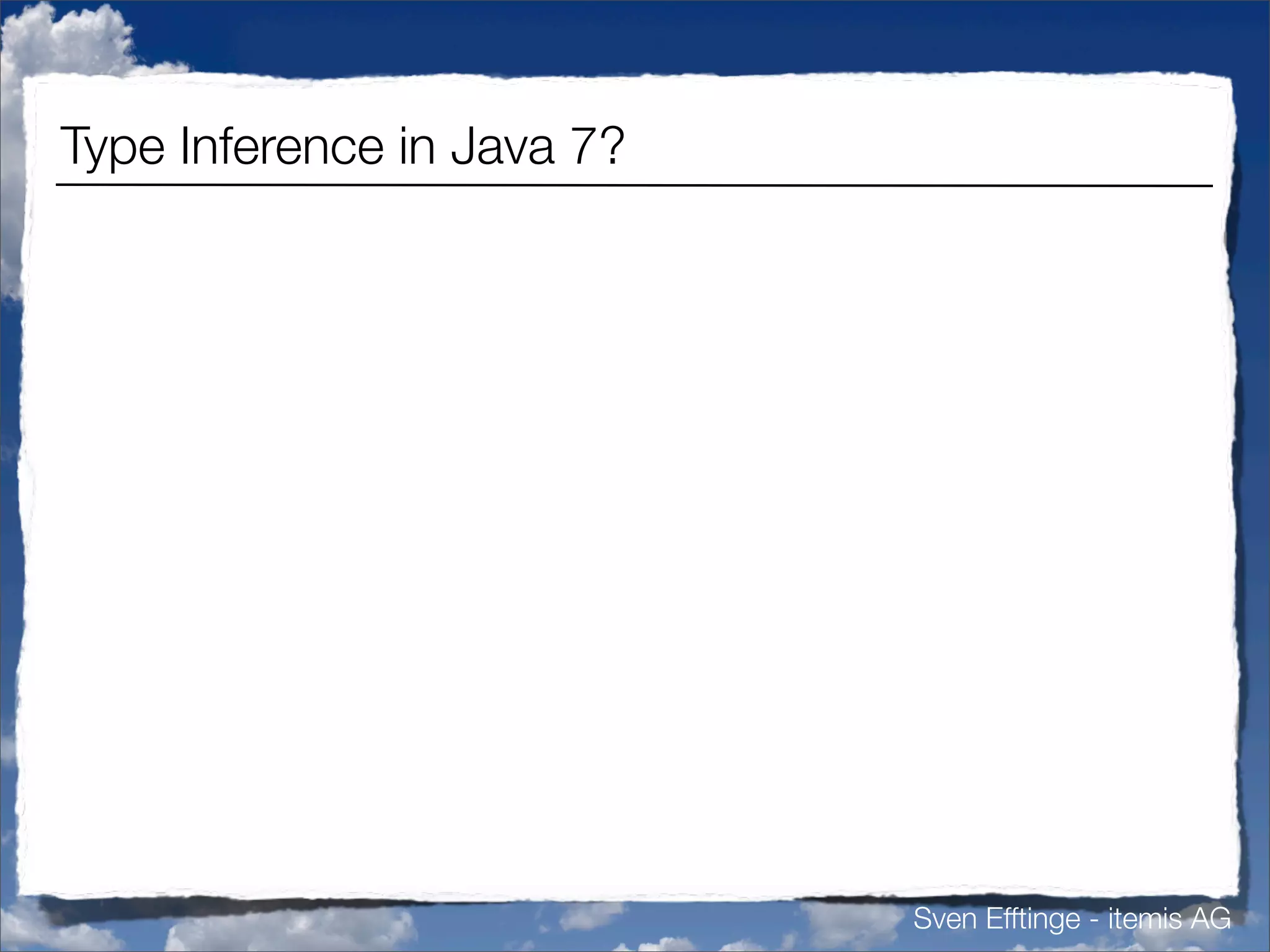 Vermisste Sprachfeatures in Java (german)