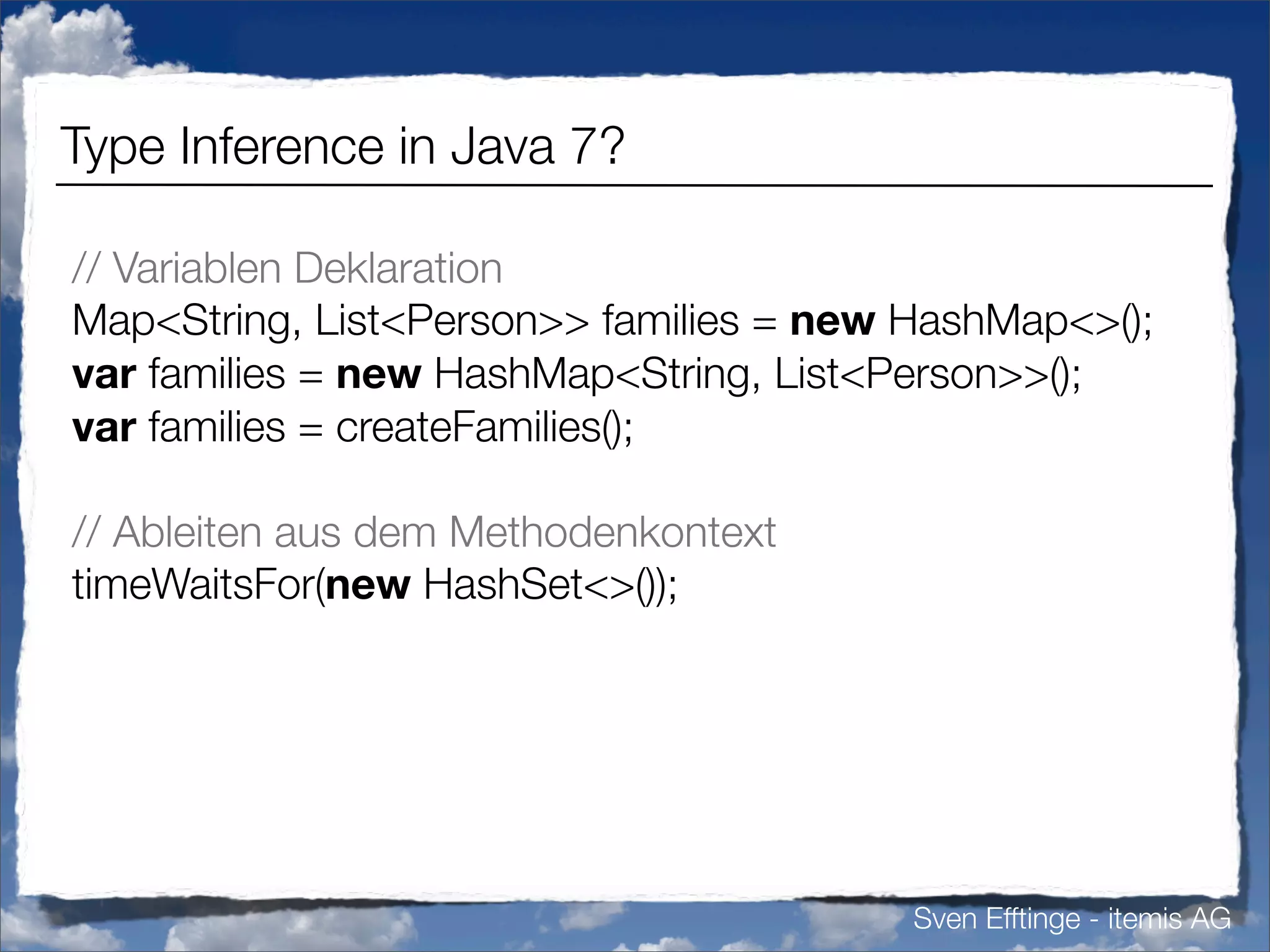 Vermisste Sprachfeatures in Java (german)