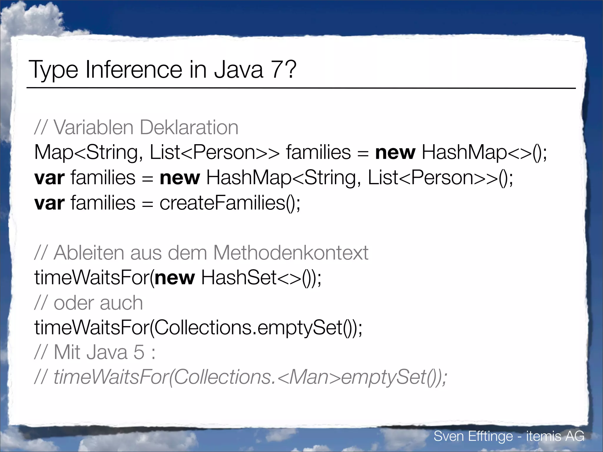 Vermisste Sprachfeatures in Java (german)