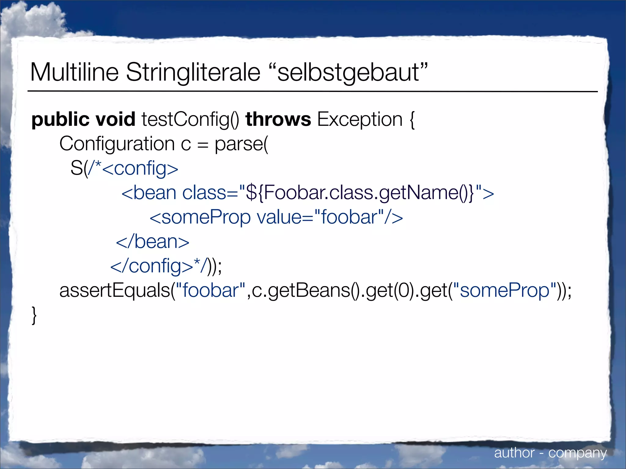 Vermisste Sprachfeatures in Java (german)