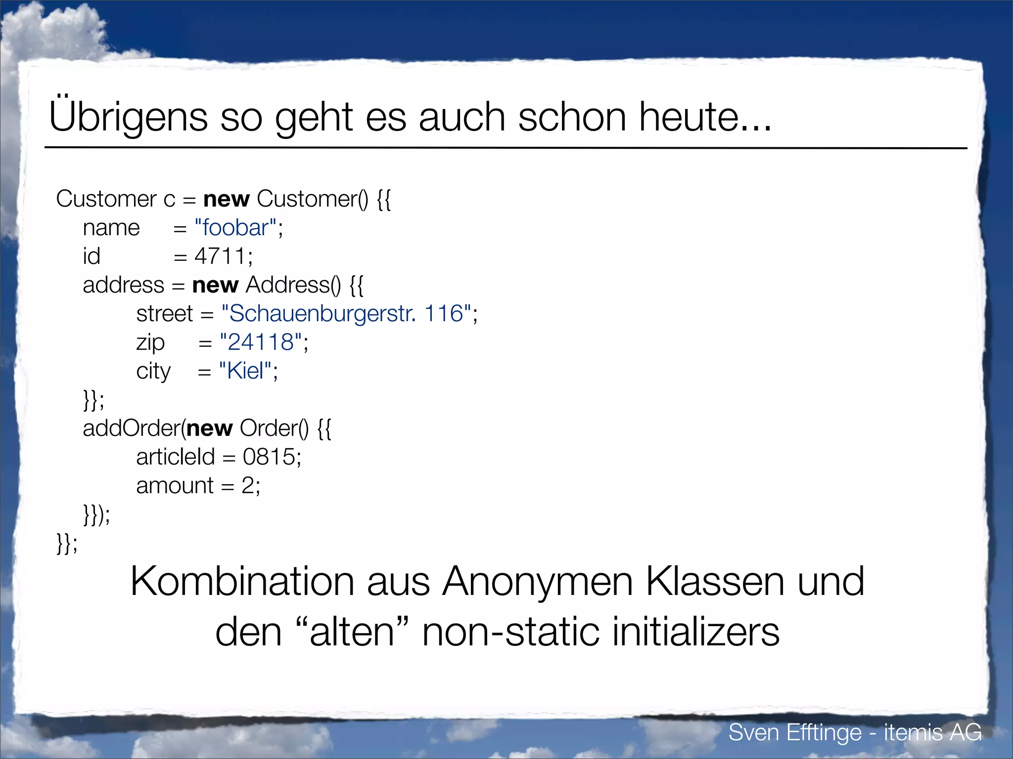 Vermisste Sprachfeatures in Java (german)
