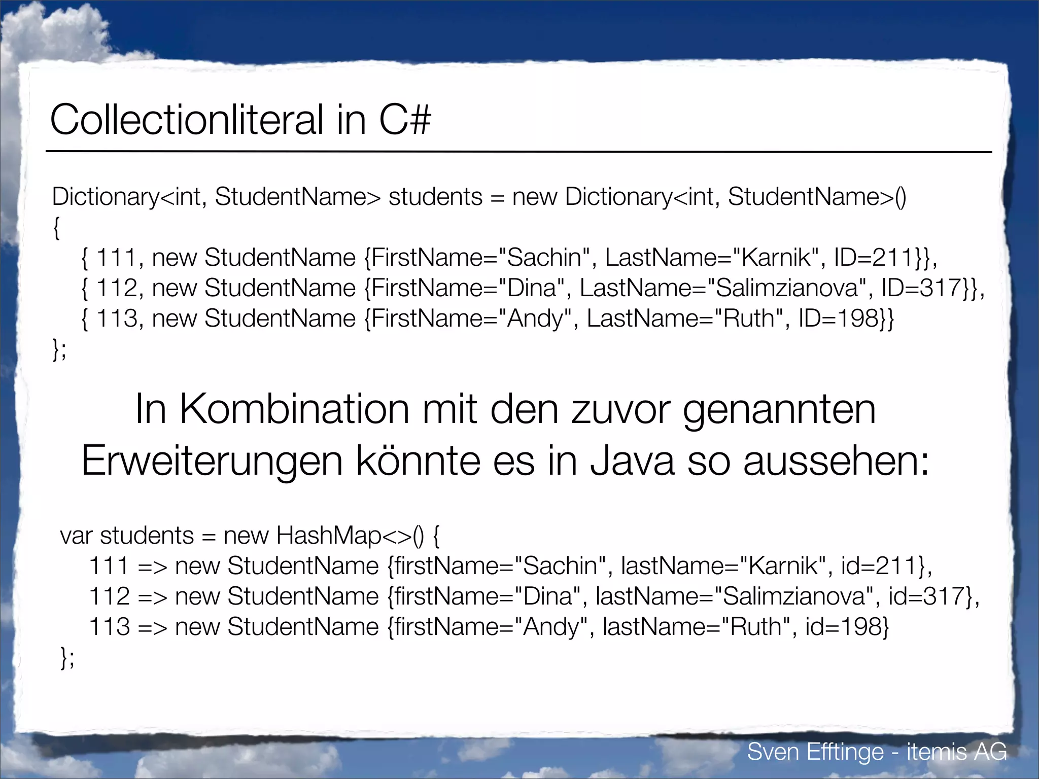 Vermisste Sprachfeatures in Java (german)