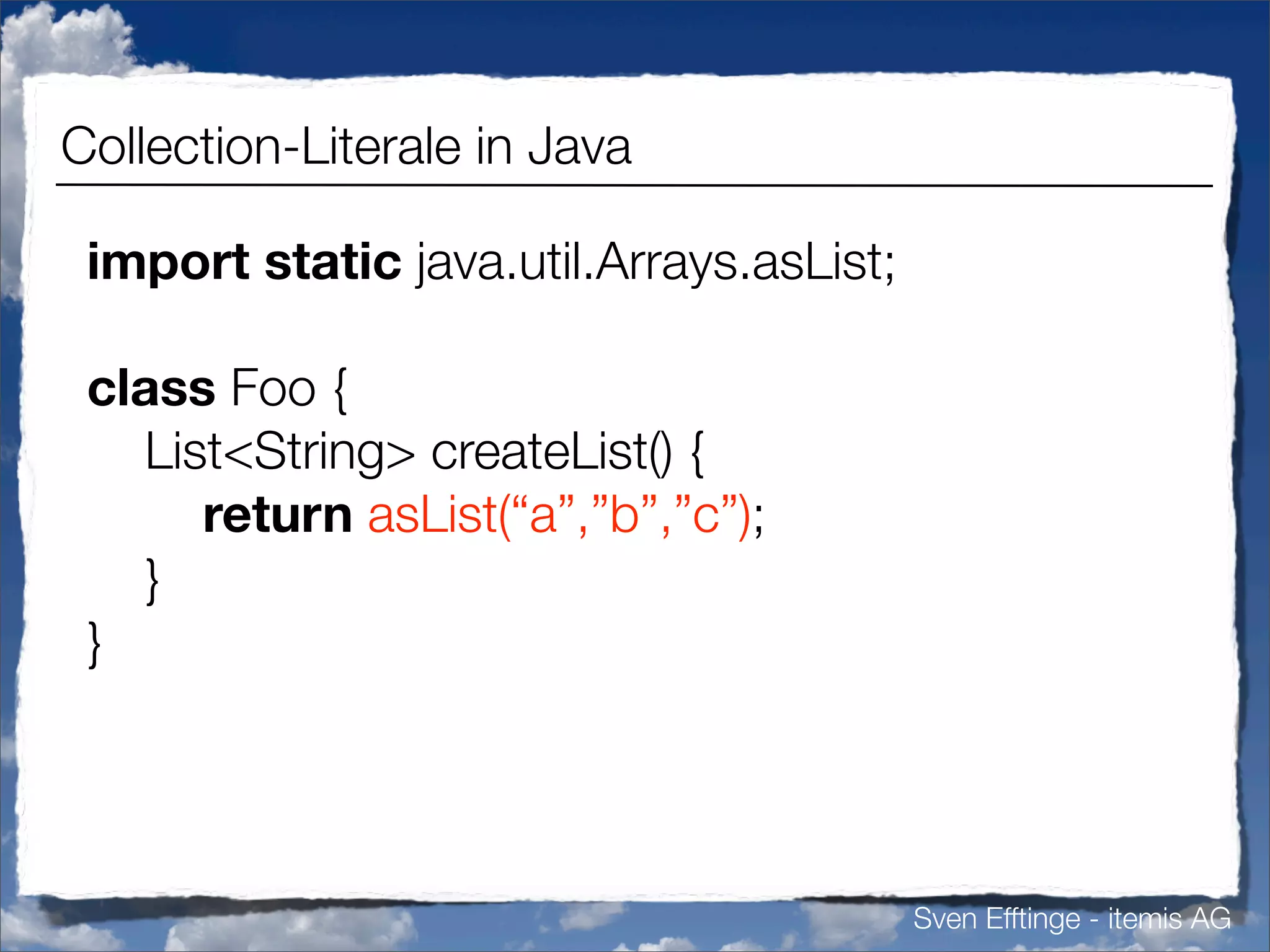 Vermisste Sprachfeatures in Java (german)