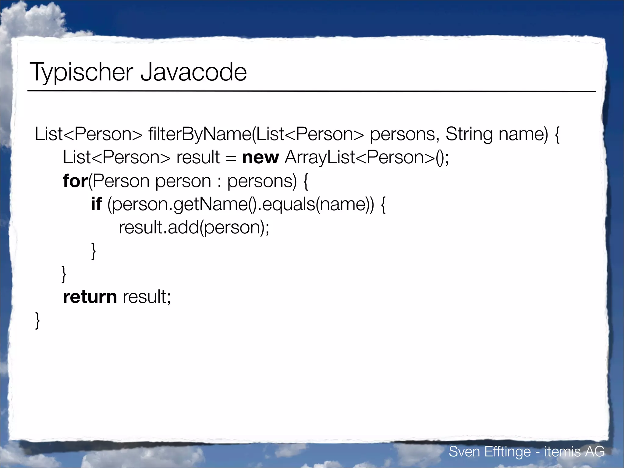 Vermisste Sprachfeatures in Java (german)