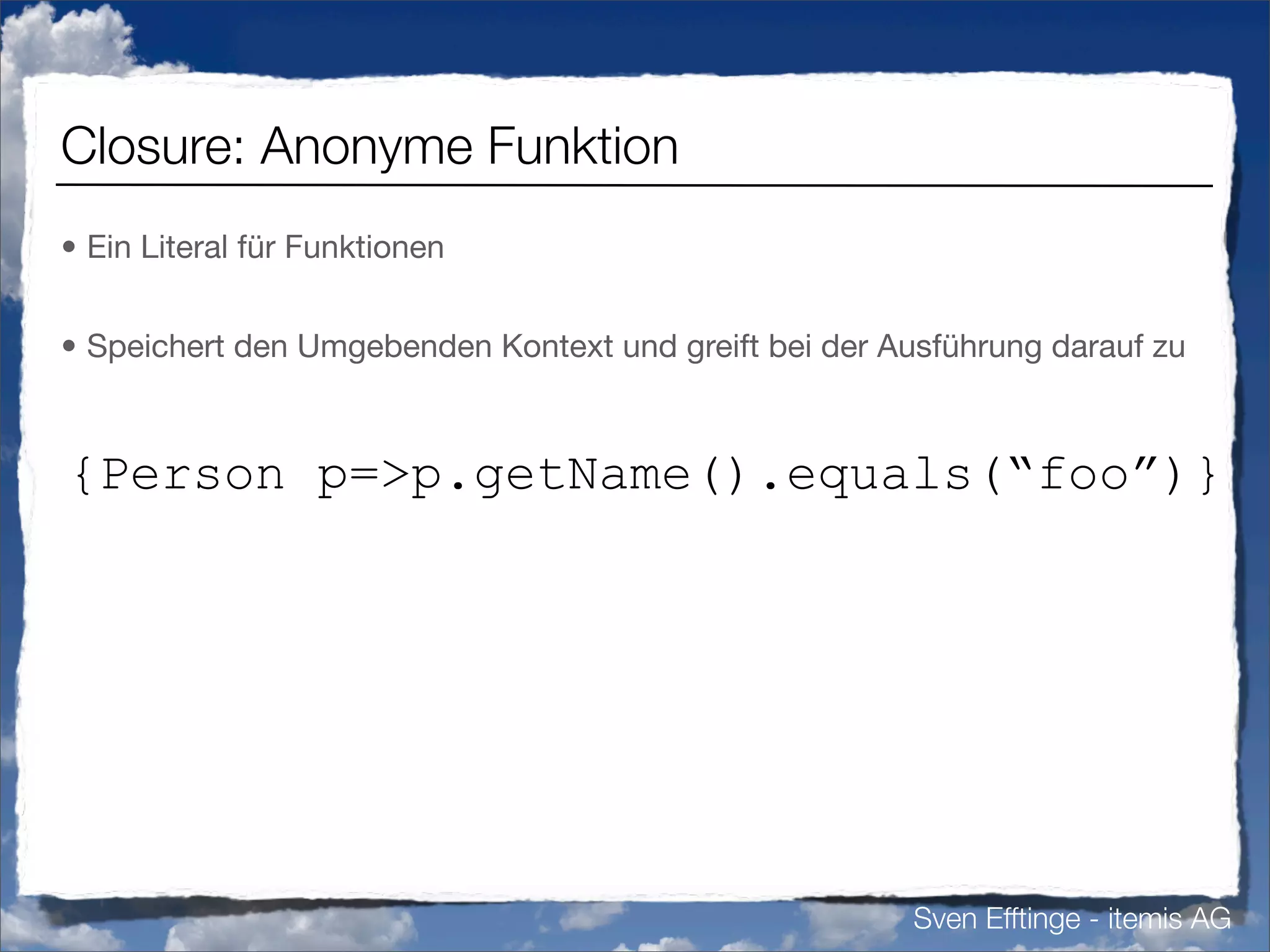 Vermisste Sprachfeatures in Java (german)