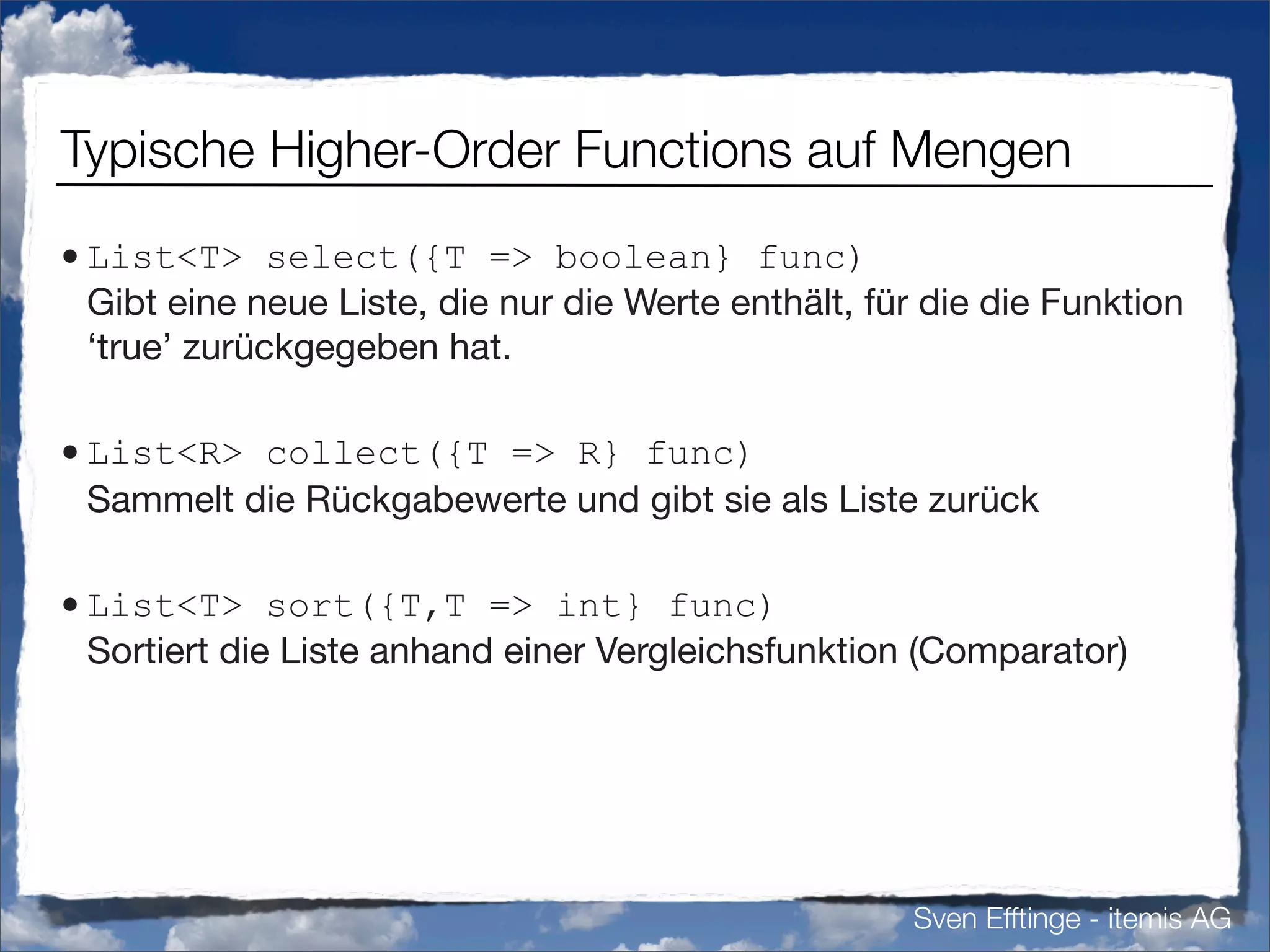 Vermisste Sprachfeatures in Java (german)