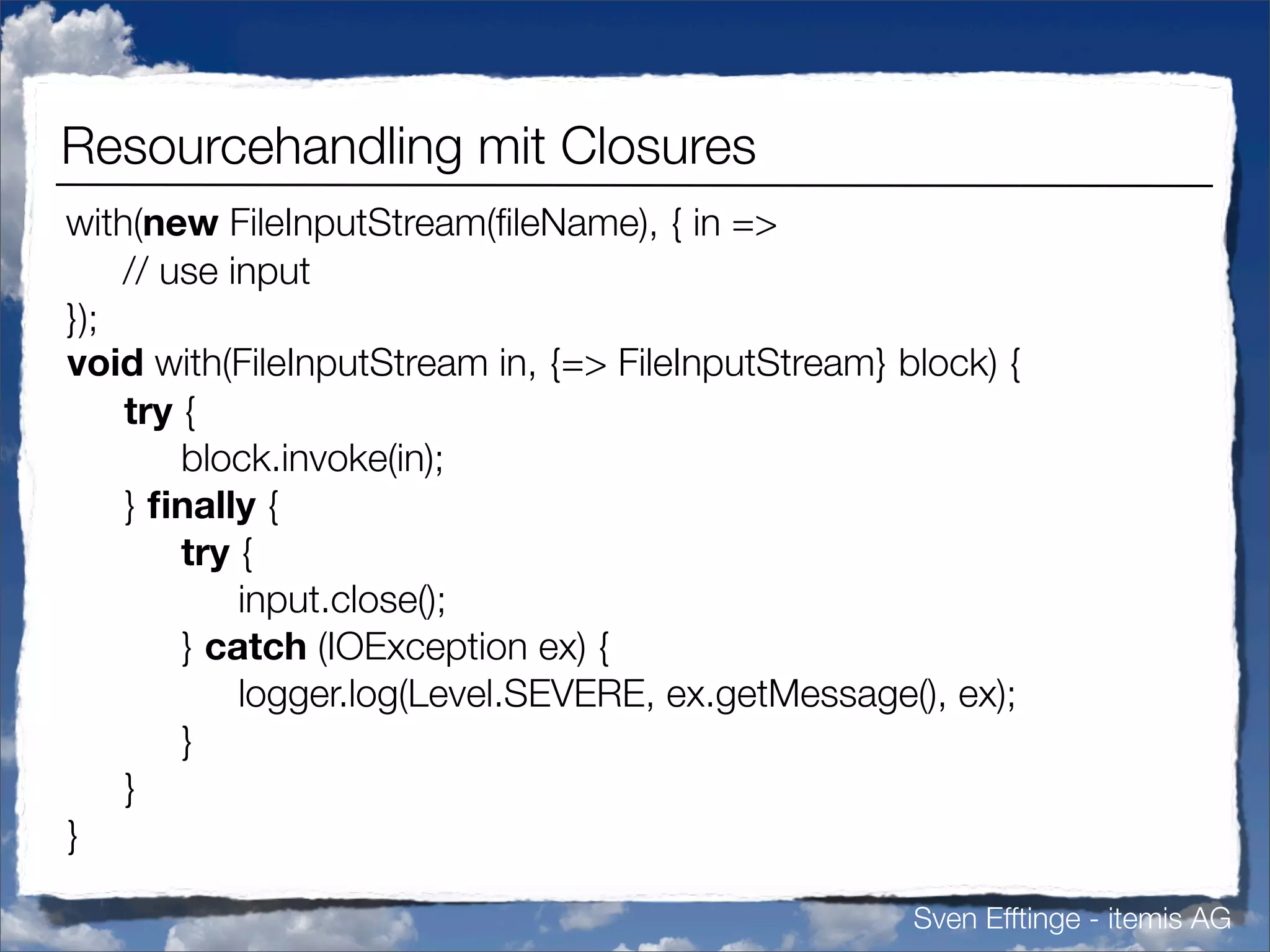 Vermisste Sprachfeatures in Java (german)