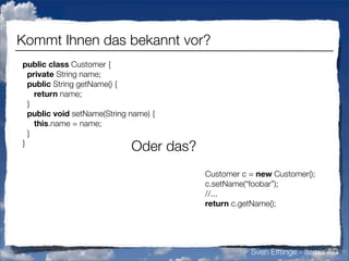 Vermisste Sprachfeatures in Java (german)