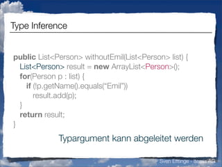 Vermisste Sprachfeatures in Java (german)