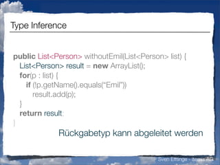 Vermisste Sprachfeatures in Java (german)
