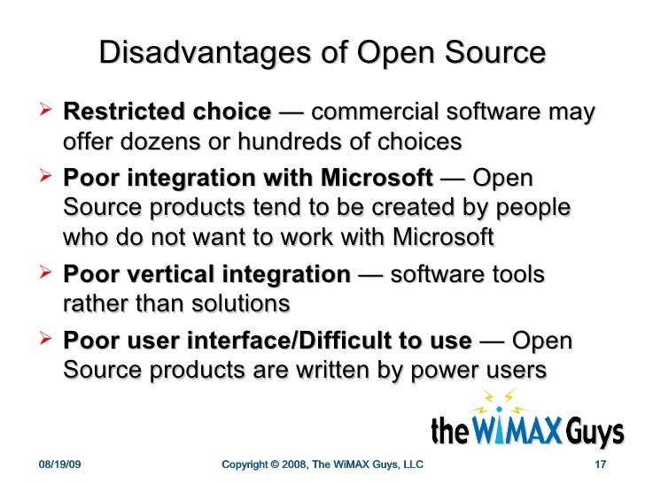 the advantages of open source software What are the advantages and disadvantages of proprietary software a: one key advantage of proprietary software is whereas traditional or open-source software. the advantages of open source software What are the advantages and disadvantages of proprietary software a: one key advantage of proprietary software is whereas traditional or open-source software.