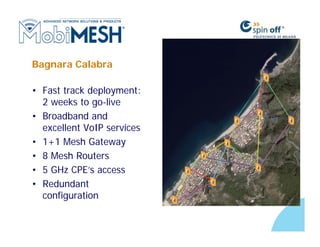 MobiMESH: Introduction to Wireless MESH Networks