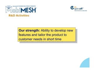 MobiMESH: Introduction to Wireless MESH Networks