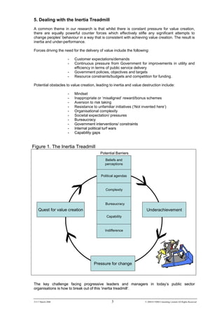 Mobilising For Value Creation In The Public Sector