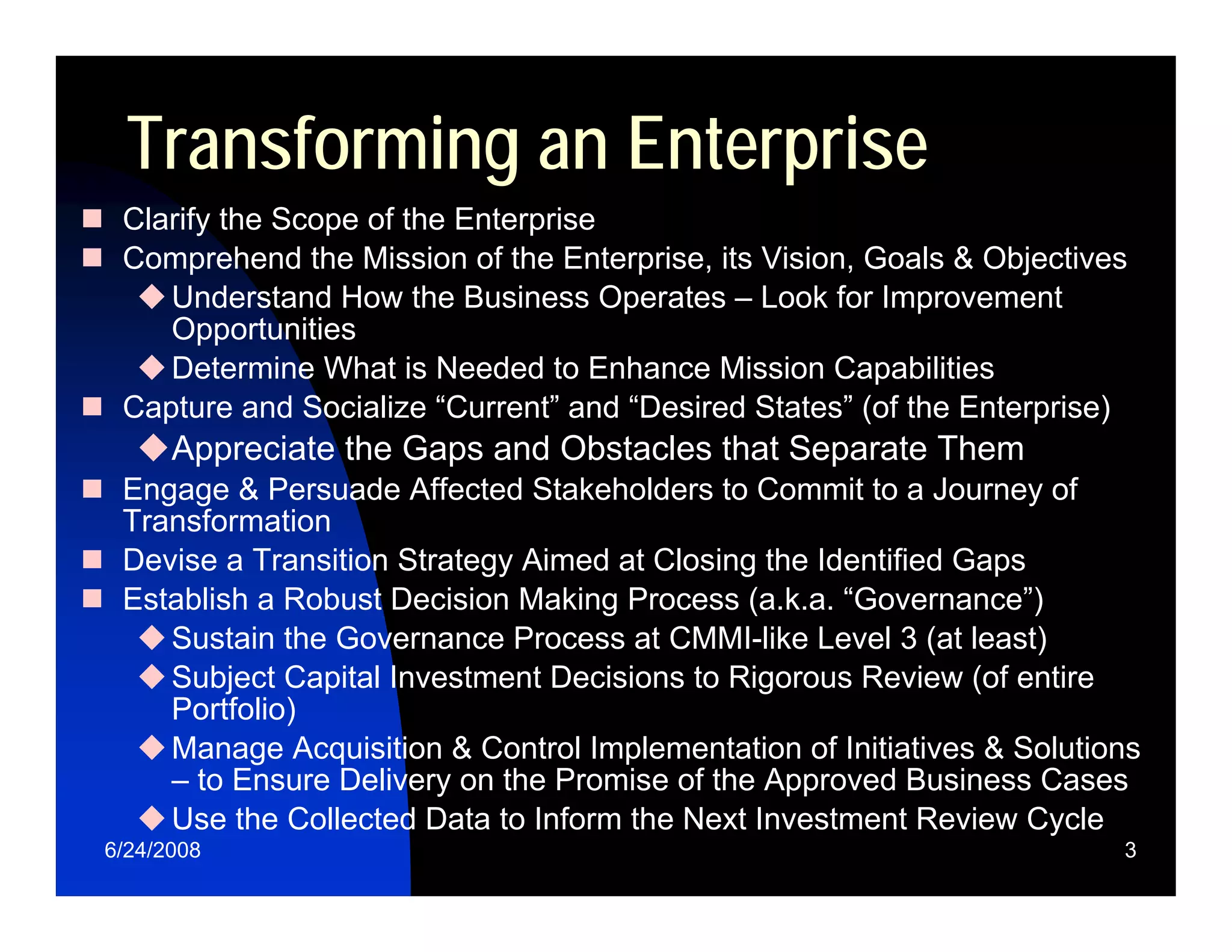 Relating Enterprise Strategy