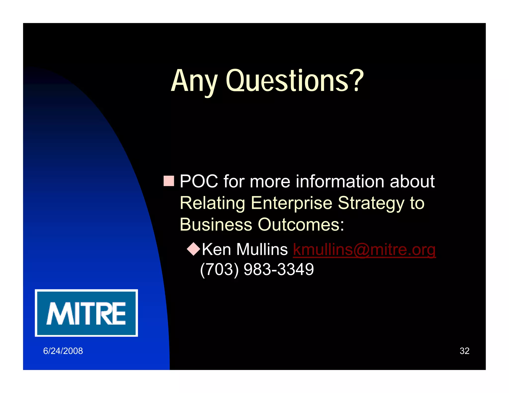 Relating Enterprise Strategy