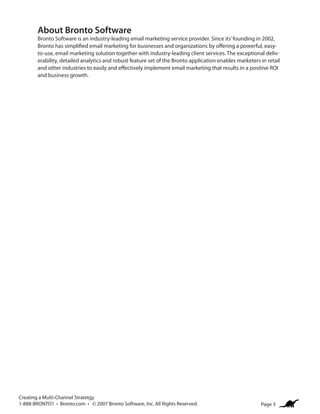 Multi Channel Strategy