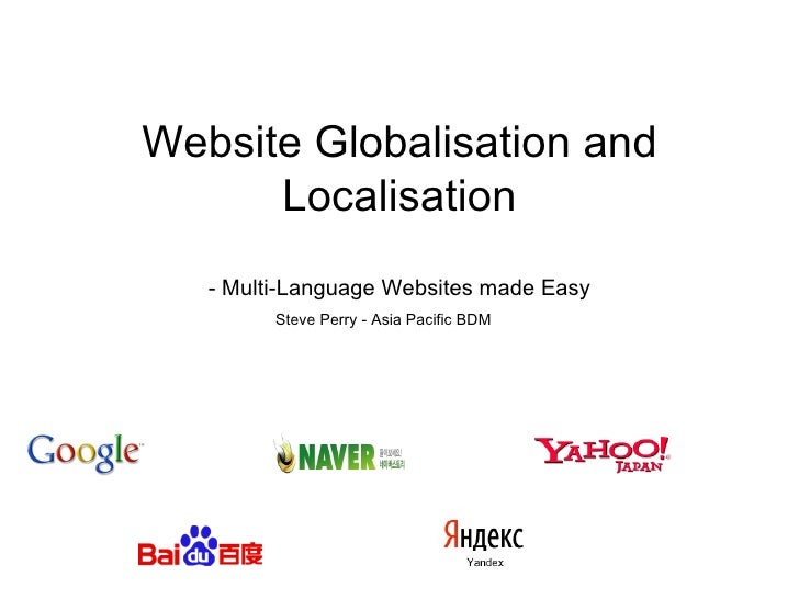Multi language websites - gsediary