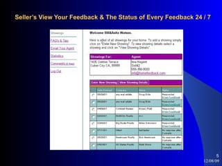 Seller’s View Your Feedback & The Status of Every Feedback 24 / 7   06/08/09 