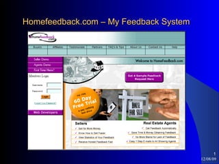 Homefeedback.com – My Feedback System   06/08/09 ,[object Object]