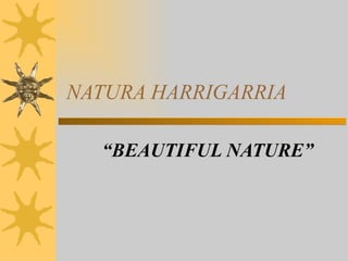 NATURA HARRIGARRIA “ BEAUTIFUL NATURE” 