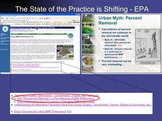 The State of the Practice is Shifting - EPA 