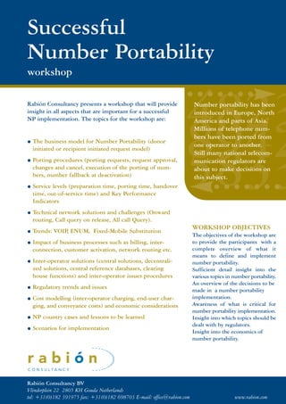 NP Workshop program
