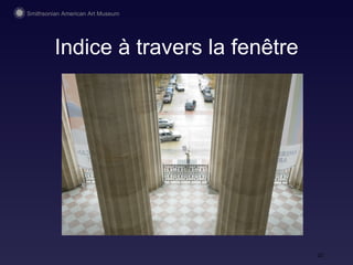 Indice  à travers la fenêtre 