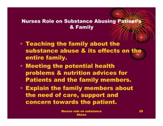 Nurse Supporting Substance Use Disorder Patient Nurse providing compassionate care to individual struggling with addiction