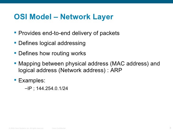 Networking Brief Overview
