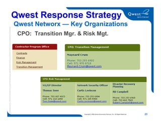 Networx Orientation Training