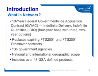 Networx Orientation Training