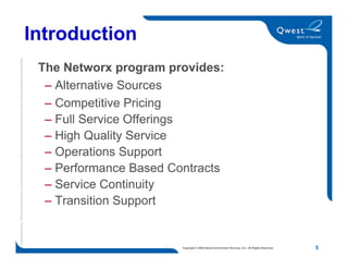 Networx Orientation Training