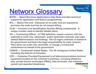 Networx Orientation Training
