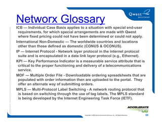 Networx Orientation Training